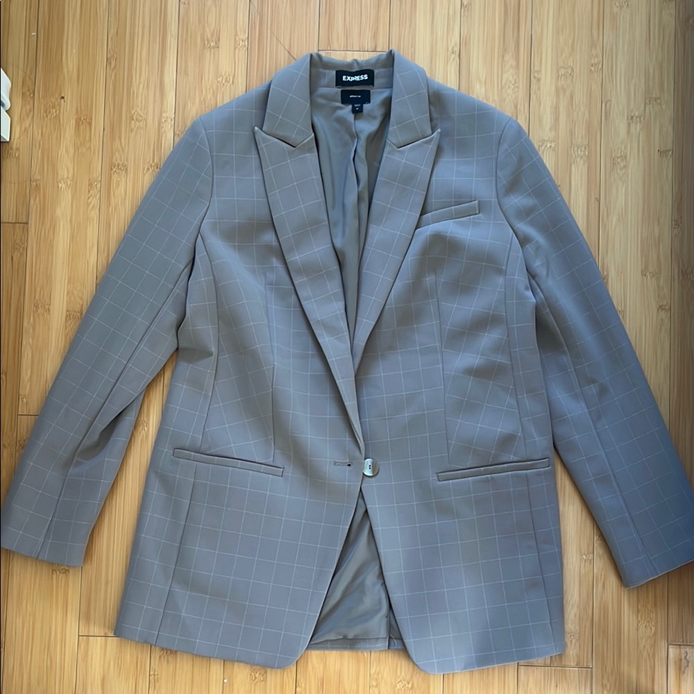 Express Taupe Blazer